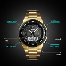 Load image into Gallery viewer, Men's Sports Watches Stainless Steel Watchband Water Resistant