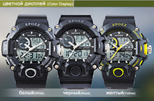 Load image into Gallery viewer, Men's Digital Watches G Style Rubber Strap Waterproof