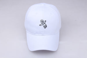 astronaut emberoidery printed baseball cap 4 colors available