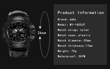 Load image into Gallery viewer, For Men Adidas Brand Sports Clock (Military Digital Watch Waterproof)