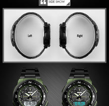 Load image into Gallery viewer, Men's Sports Watches Stainless Steel Watchband Water Resistant