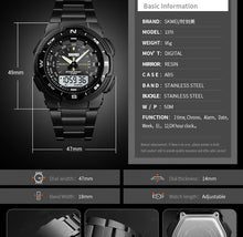 Load image into Gallery viewer, Men's Sports Watches Stainless Steel Watchband Water Resistant