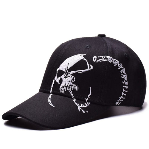 Baseball Cap Skull Embroidery Snapback Fashion Sports Hats For Men & Women